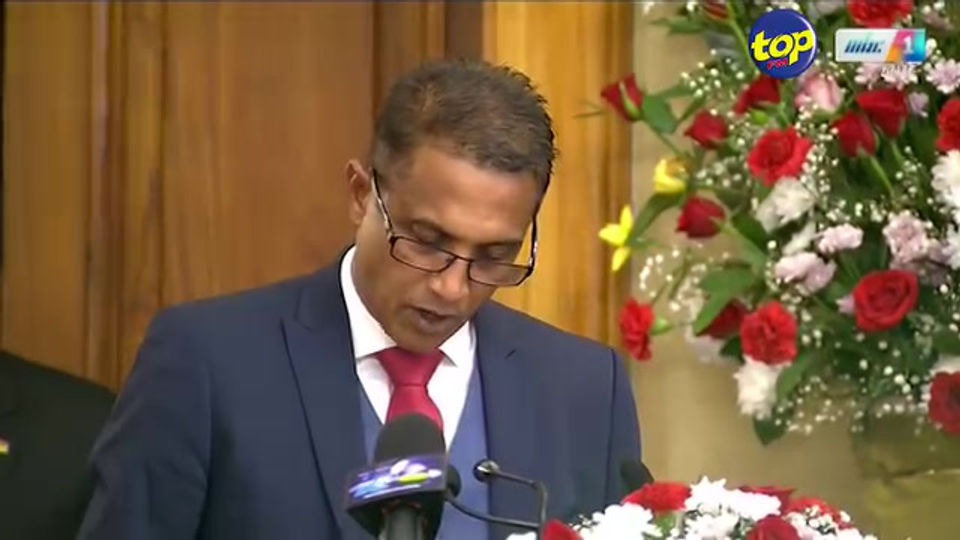 Swearing in Ceremony as Minister